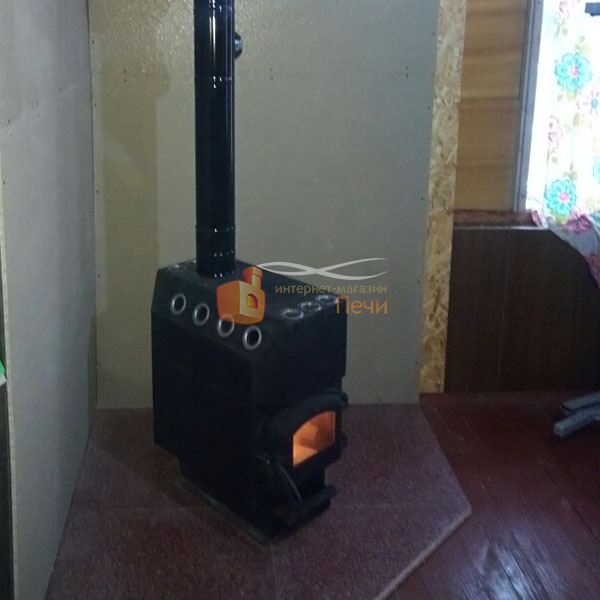   Монтаж печи длительного горения Ставр 9 (миниатюра)